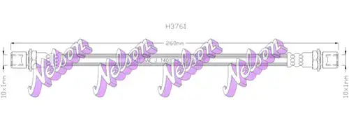 спирачен маркуч KAWE H3761