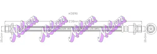 спирачен маркуч KAWE H3890