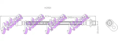 спирачен маркуч KAWE H3921