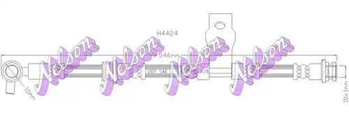 спирачен маркуч KAWE H4424