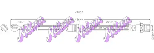 спирачен маркуч KAWE H4807