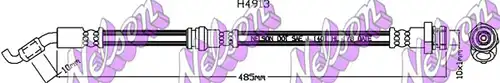 спирачен маркуч KAWE H4913