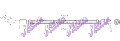 спирачен маркуч KAWE H5583