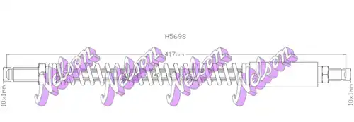 спирачен маркуч KAWE H5698