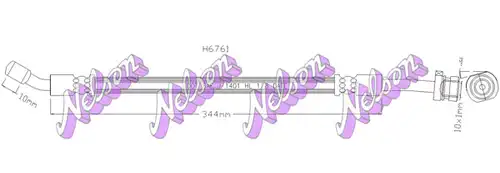 спирачен маркуч KAWE H6761