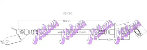 спирачен маркуч KAWE H6790