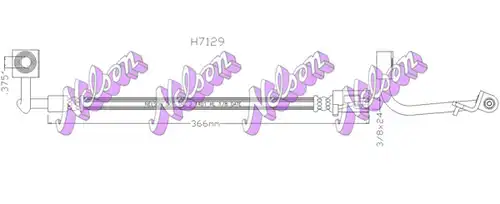 спирачен маркуч KAWE H7129