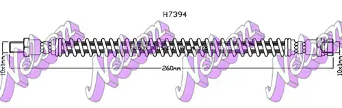 спирачен маркуч KAWE H7394