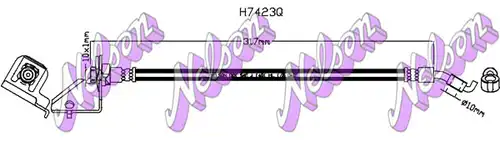 спирачен маркуч KAWE H7423Q