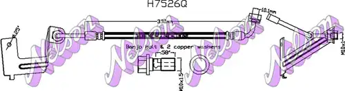 спирачен маркуч KAWE H7526Q