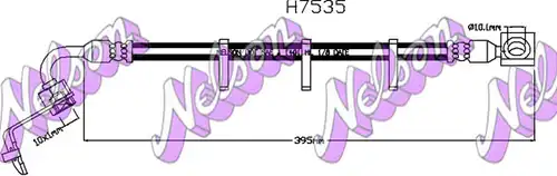 спирачен маркуч KAWE H7535