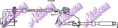 спирачен маркуч KAWE H7648