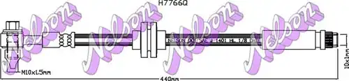 спирачен маркуч KAWE H7766Q