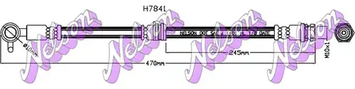 спирачен маркуч KAWE H7841