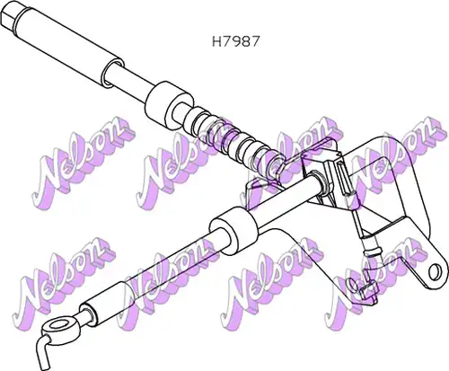 спирачен маркуч KAWE H7987