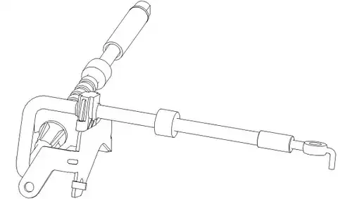 спирачен маркуч KAWE H7988