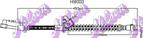 спирачен маркуч KAWE H8000