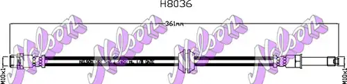 спирачен маркуч KAWE H8036