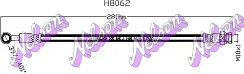 спирачен маркуч KAWE H8062