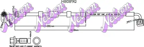 спирачен маркуч KAWE H8089Q