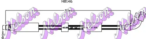 спирачен маркуч KAWE H8146