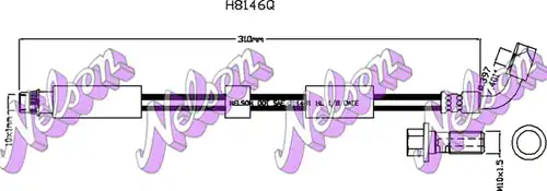 спирачен маркуч KAWE H8146Q