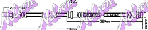 спирачен маркуч KAWE H8155