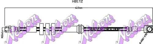 спирачен маркуч KAWE H8172