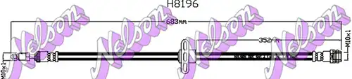 спирачен маркуч KAWE H8196