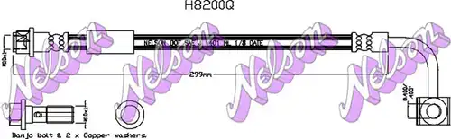 спирачен маркуч KAWE H8200Q