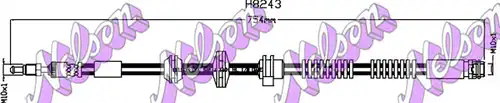 спирачен маркуч KAWE H8243