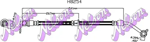 спирачен маркуч KAWE H8254