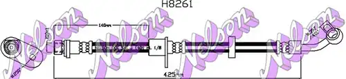 спирачен маркуч KAWE H8261