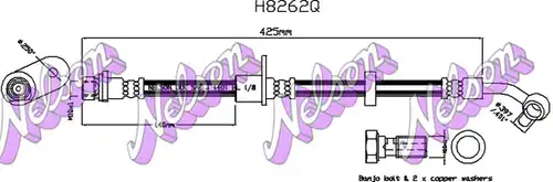 спирачен маркуч KAWE H8262Q