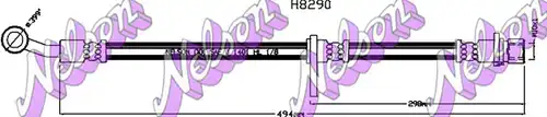 спирачен маркуч KAWE H8290