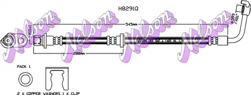 спирачен маркуч KAWE H8291Q