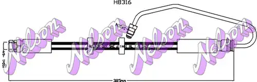 спирачен маркуч KAWE H8316