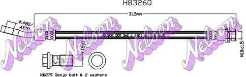 спирачен маркуч KAWE H8326Q