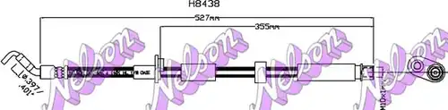 спирачен маркуч KAWE H8438