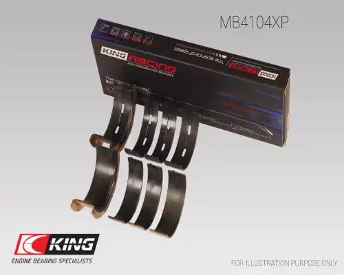 к-кт лагери колянов вал KING MB4104XP