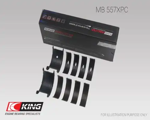 к-кт лагери колянов вал KING MB 557XPC