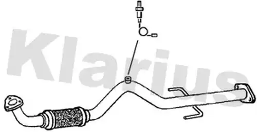 изпускателна тръба KLARIUS 110704