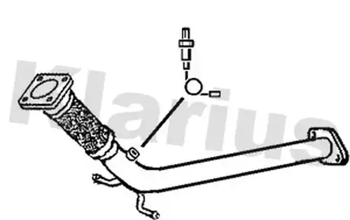 изпускателна тръба KLARIUS 120435