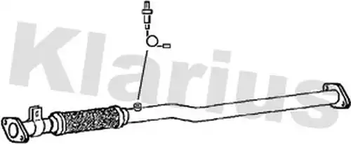 изпускателна тръба KLARIUS 142970