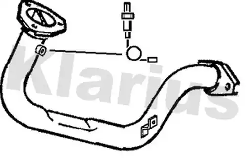 изпускателна тръба KLARIUS 301017