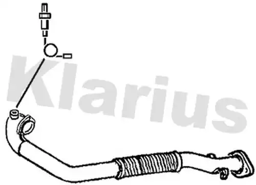 изпускателна тръба KLARIUS 301071