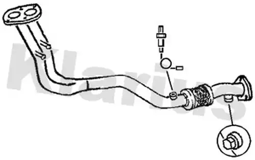изпускателна тръба KLARIUS 301123