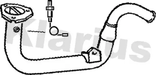 изпускателна тръба KLARIUS 301341