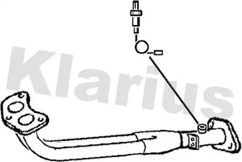 изпускателна тръба KLARIUS 301647