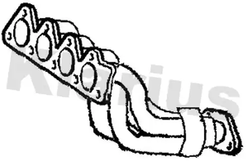 изпускателна тръба KLARIUS 301733